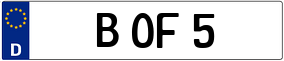 Truck License Plate